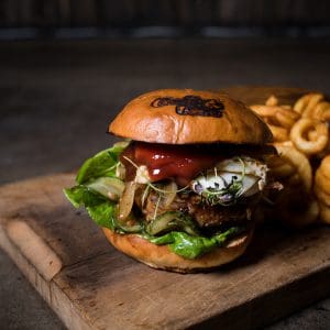 picture of a burger dish