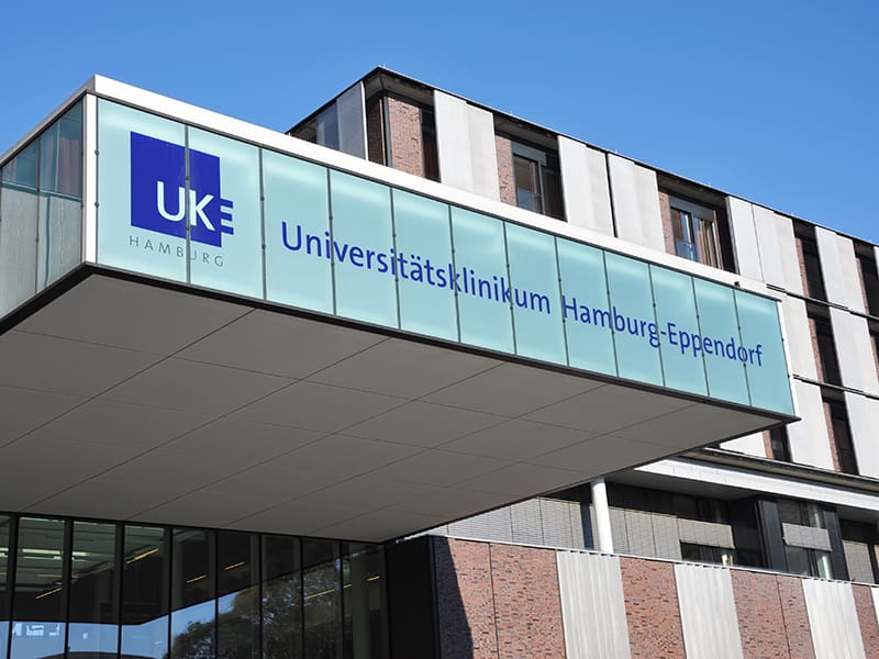 picture UKE Hamburg entrance