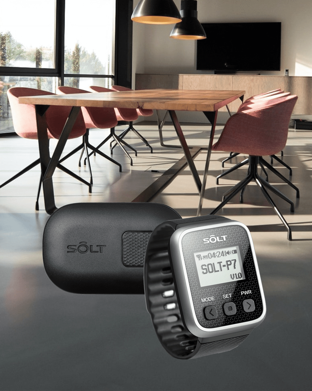 Solar system, meeting rooms, conference, pager