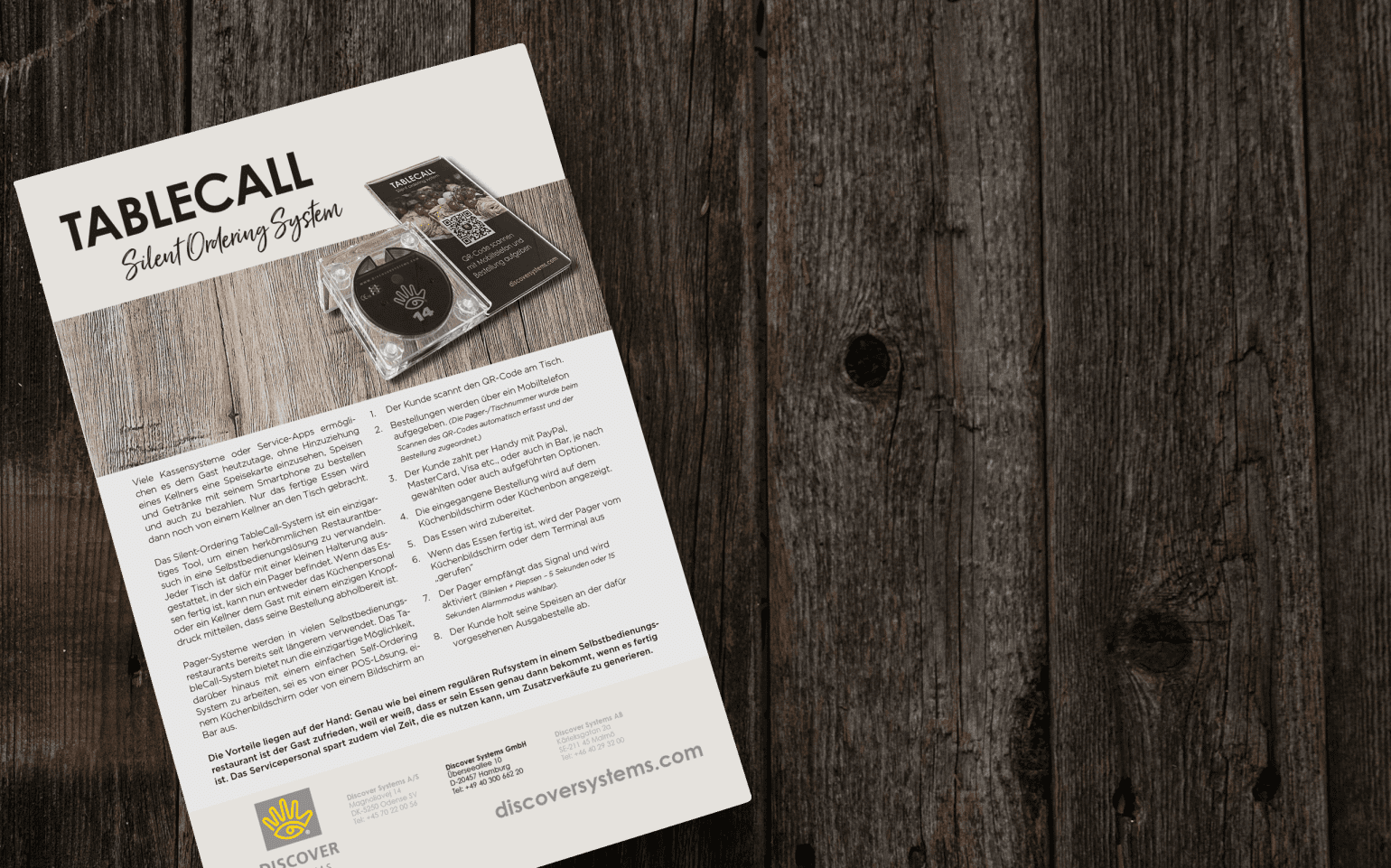 TableCall - Order@table