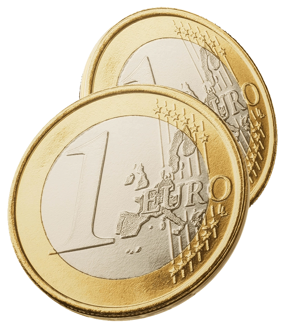 Financing, euro coins